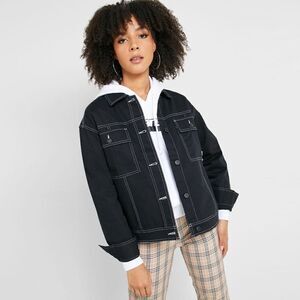 COPY - NEW Vans Women's In The Know Black Trucker Jacket